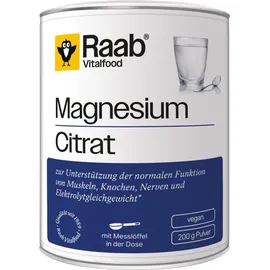 Raab Vitalfood Magnesiumcitrat Pulver 200 g