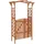 vidaXL Pergola mit Tor 116 x 40 x 204 cm Braun