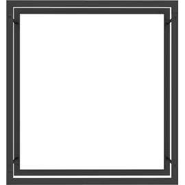 vidaXL Kaminholzregal 80 x 28 x 86 cm mattschwarz