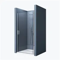 doporro Duschtür Nischentür dusche Duschabtrennung Duschkabine 70x195cm ESG-Sicherheitsglas Duschtür Klarglas Einzeltür mit Hebe- und Senkmechanismus