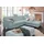 Home Affaire Ecksofa HOME AFFAIRE "Belfort L-Form", blau (aqua), B:243cm H:88cm T:91cm, Struktur fein ( 100% Polyester);Luxus-Microfaser ALTARA NUBUCK (100% Polyester);Luxus-Microfaser Vintageoptik(100% Polyester), Sofas, Ecksofa, mit Federkern, wahlweise mit