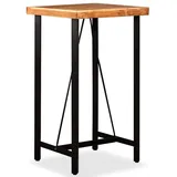 vidaXL Bartisch 60 x 60 x 107 cm Braun