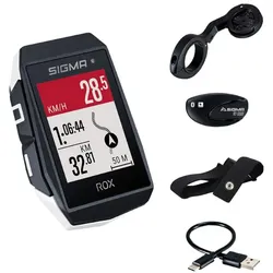 SIGMA SPORT GPS Fahrradcomputer ROX 11.1 EVO GPS HR Set | weiß