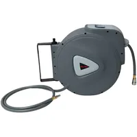 Schlauchtrommel Schlauchaufroller 30m automatisch 18 bar Wand-Schlauchbox mit 1/4 Zoll Anschluss und Einzug-Automatik Schlauchaufroller mit flexibl...