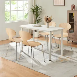 [en.casa] Esszimmerstuhl Kil naturbelassen beige 4er Set