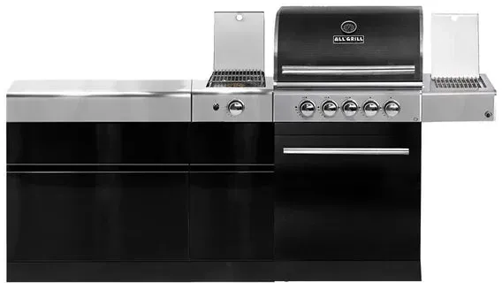 All'Grill Chef M Black Outdoor-Set-Kombi S3