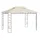 vidaXL Pavillon 4 x 3 m inkl. 4 Seitenteile Creme