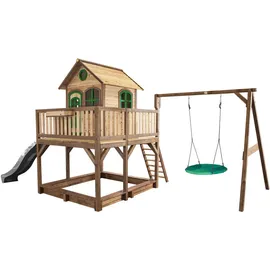 Axi Spielhaus Liam 613 x 277 cm Holz Braun