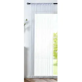 Gardinenbox Fadengardine, Shanghai HxB 230x100 cm, Weiß, Lurex