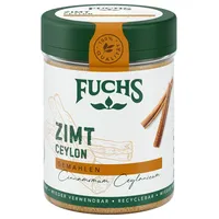 Fuchs Gewürze - Zimt Ceylon gemahlen | Aus natürlichen Zutaten | 30 g in wiederverwendbarer, recyclebarer Streudose