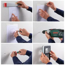 Paulmann Solar LED Hausnummernleuchte Buchstabe D Schwarz