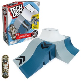 Tech Deck X-Connect Starter-Set - Speedway Hop Rampenset mit authentischem Finger-Skateboard der Marke Real und Zubehör, Rampe beliebig umbaubar, ab 6 Jahren