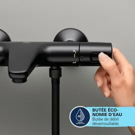 Grohe Precision Trend Thermostat-Wannenbatterie Schwarz