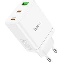 HOCO Ladegerät N33 35W 2x USB-C + USB-A PD QC3.0 Weiß | Gr.: onesize