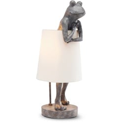 KARE DESIGN Tischleuchte Animal Frog 61600 Kunststoff Grau