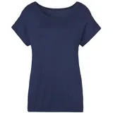 VIVANCE Kurzarmshirt Blau 32/34