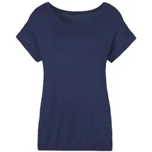 VIVANCE Kurzarmshirt Blau 32/34