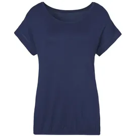 VIVANCE Kurzarmshirt Blau 32/34