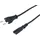 Equip Hochwertiges Netzkabel, C7 auf 2pin Euro, 1.8m