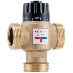 Thermostatisches Mischventil für Heizungs-Sanitär- und Wasseranlagen, Kv 3,5, zylindrisches AG 1 1/4''