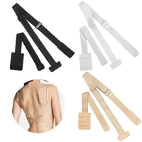 Lafefe 3 Stück BH VerläNgerung FüR Damen, BH für tiefen rückenausschnitt, BH über kreuz am rücken,bh verlängerung 1 haken, BH Verschluss VerläNgerung - Schwarz, Weiß, Beige