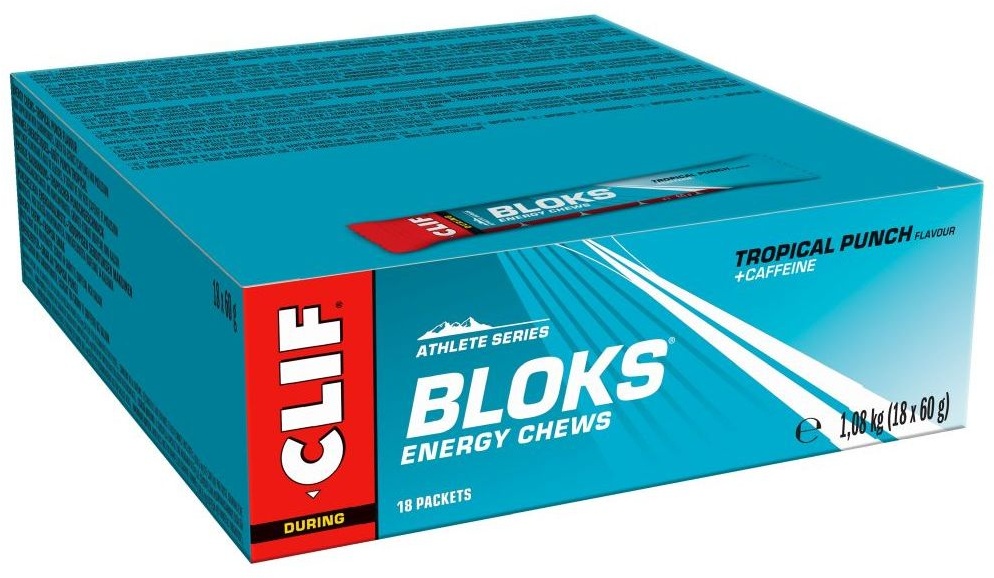 Clif Bar Unisex Clif Shot Bloks Tropical Punch Karton