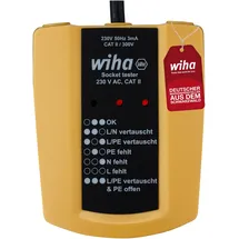 Wiha Steckdosentester 230 V AC, CAT II 45220