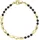 LEONARDO Dorina Clip&Mix Armband Edelstahl gelbgoldfarben-schwarz 75204011-0 Größe 19 cm
