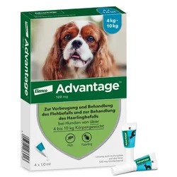 Advantage 100 für Hunde Lösung