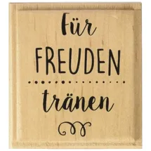 KnorrPrandell Motivstempel 'für Freudentränen' 4,3x5,5cm
