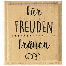 KnorrPrandell Motivstempel 'für Freudentränen' 4,3x5,5cm