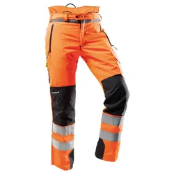 Warnschutz Forst- und Schnittschutzhose "VENTILATION" Kl.1 Orange - 3XL - lang - Orange