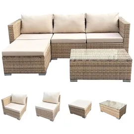 Svita Gartenlounge 5-tlg. Beige