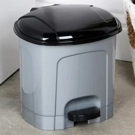 northix Tretmülleimer 3 l Grau