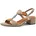 Blockabsatz-Sandaletten Beige/Braun 38