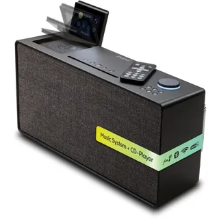 Pure Evoke Home Internetradio, DAB+, Internet Radio, Bluetooth, Coffee Black