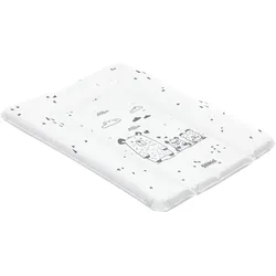 Wickelauflage FILLIKID "Softy, Bärenfamilie", weiß, B:50cm L:70cm, Wickelauflagen