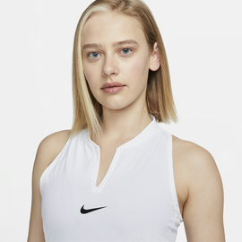 Nike Dri-Fit Club Kleid Damen, weiß