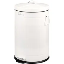ELUNO Vintage Mülleimer 20 l Weiß
