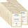 luxuskollektion Bilderrahmen Gold A4 21x29,7 cm 18er Set