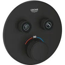 Grohe Grohtherm SmartControl mit 2 Absperrventilen, phantom black
