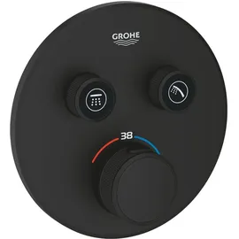 Grohe Grohtherm SmartControl mit 2 Absperrventilen, phantom black