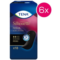 TENA SILHOUETTE Einlagen Mini Noir