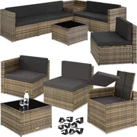 Tectake tectake® Rattan Lounge, Verona 
1