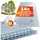 Gardebruk Hohlkammerplatte 14x Polycarbonat 4 mm 10,25 m2 1210x605 Transparent