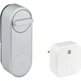 Bosch Yale Linus Smart Lock Türschloss inkl. WiFi Bridge Silber