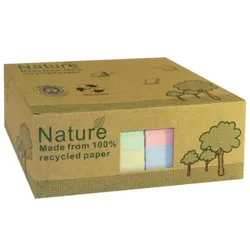 Print Inform Haftnotizen 5655-88box, Recycling, 125x75mm, 4-farbig sortiert, rechteckig 4044355772478 Print Inform 12 Block