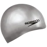 Speedo Plain Moulded Silicone Cap - Schwimmkappe, Farbe:grau
