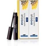 EVOBEAUTÉ Vorteils-Set evoeye Eyelash Formula 2.0-3ml + 1ml I Wimpernserum mit natürlichem Booster für lange & volle Wimpern in 6-8 Wochen I Lash Serum