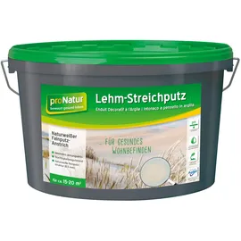ProNatur Lehm-Streichputz Innen Wand & Decke fein atmungsaktiv 7 kg